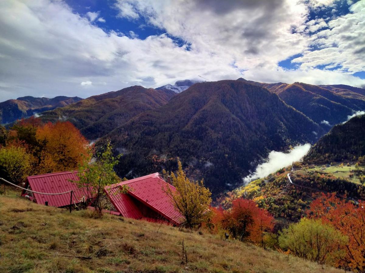 Les Toits Rouges - Le Luxe De La Simplicite Au Bout Du Sentier Acomodação com café da manhã Saint-Étienne-de-Tinée Exterior foto